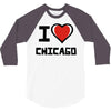 i love chicago 3/4 Sleeve Shirt