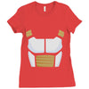 Saiyan Armor DBZ Vegeta Ladies Fitted T-Shirt