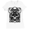 skull Ladies Fitted T-Shirt