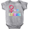Women's March We are Strong Baby Onesie