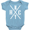 nyhc new york hardcore funny Baby Onesie