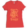 scary krampus Ladies Fitted T-Shirt