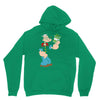 popeye spinach retro mens funny Unisex Hoodie