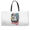 beer eagle graphic Weekender Totes