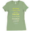 votez marine la pen france 2017 Ladies Fitted T-Shirt
