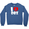 i love dbz  fun  super saiyajin piccolo vegeta dragonball son goku Crewneck Sweatshirt