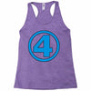 number 4 Racerback Tank