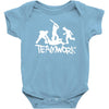 teamwork   mens funny Baby Bodysuit