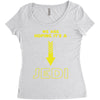 We Are Hoping Its a Jedi Women's Triblend Scoop T-shirt