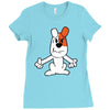 reksio bajki prl poland koszulka Ladies Fitted T-Shirt