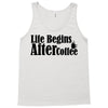 life begins after coffee Tank Top