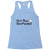 Want More Beer Please Black Racerback Tank