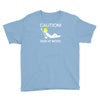caution men at work Youth Tee