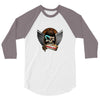 MANIAC OF SKULL 3/4 Sleeve Shirt