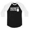 vacation alpaca bag animal humor funny 3/4 Sleeve Shirt