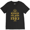 kings are born in 1983 V-Neck Tee