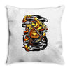 ninja go Throw Pillow
