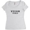 Vegan Vibes Women's Triblend Scoop T-shirt