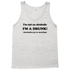 im not an alcoholic im a drunk t shirt x large funny beer pong keg par Tank Top
