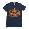 happy halloween 4 Ladies Fitted T-Shirt