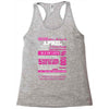 quens are born in april Racerback Tank