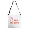 Te amo - Te quila Adjustable Strap Totes