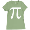 pi symbol Ladies Fitted T-Shirt