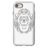 lion face lines iPhone 8