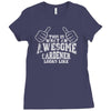 this is what an awesome gardener looks like Ladies Fitted T-Shirt