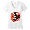 black attack Women's V-Neck T-Shirt