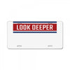Look Deeper License Plate