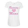 running mama Maternity Scoop Neck T-shirt