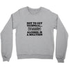 alcohol is a solution t shirt Crewneck Sweatshirt