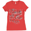 pour le transport Ladies Fitted T-Shirt