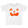 fun face pumpkin Toddler T-shirt