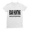 boar hunting tex Ladies Fitted T-Shirt