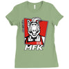 melmac fried kitten Ladies Fitted T-Shirt