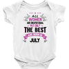All Women Created Equal But The Best Born In July Baby Onesie