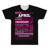 quens are born in april All Over Men's T-shirt