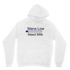 gaming mana low need milk Unisex Hoodie