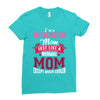running mom white Ladies Fitted T-Shirt