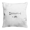 bike maths Throw Pillow
