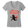 merry krampus Women's V-Neck T-Shirt
