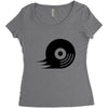 beat jet grind radio yellow Women's Triblend Scoop T-shirt