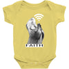 faith animal pray Baby Onesie