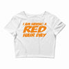 red ginger hair day Crop Top