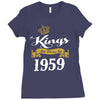 kings are born in 1959 Ladies Fitted T-Shirt