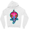 dubious disc Zipper Hoodie