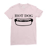 hot dog Ladies Fitted T-Shirt