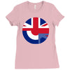 mod union jack, ideal gift, birthday present Ladies Fitted T-Shirt